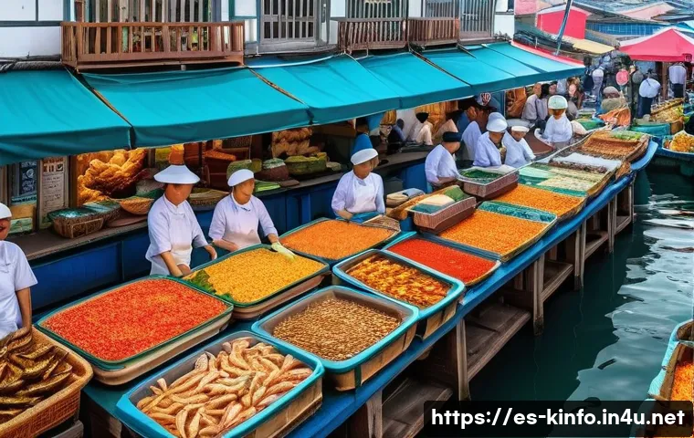 부산 자갈치시장 역사 - **A Vibrant Tapestry of Marine Delights at Jagalchi Market**
    "A bustling, vibrant, and highly de...